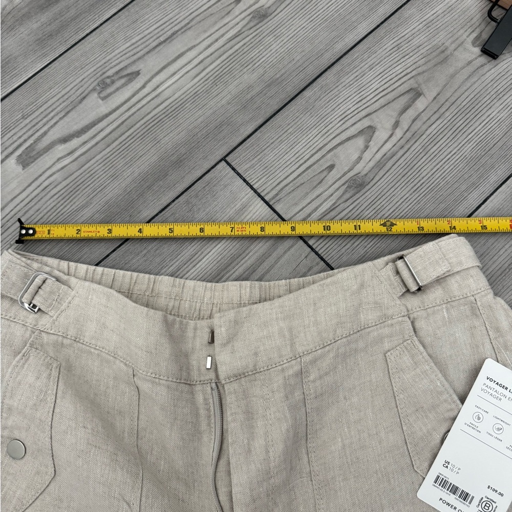 NWT Athleta Voyager Linen Pant - 10P - Picture 7 of 8